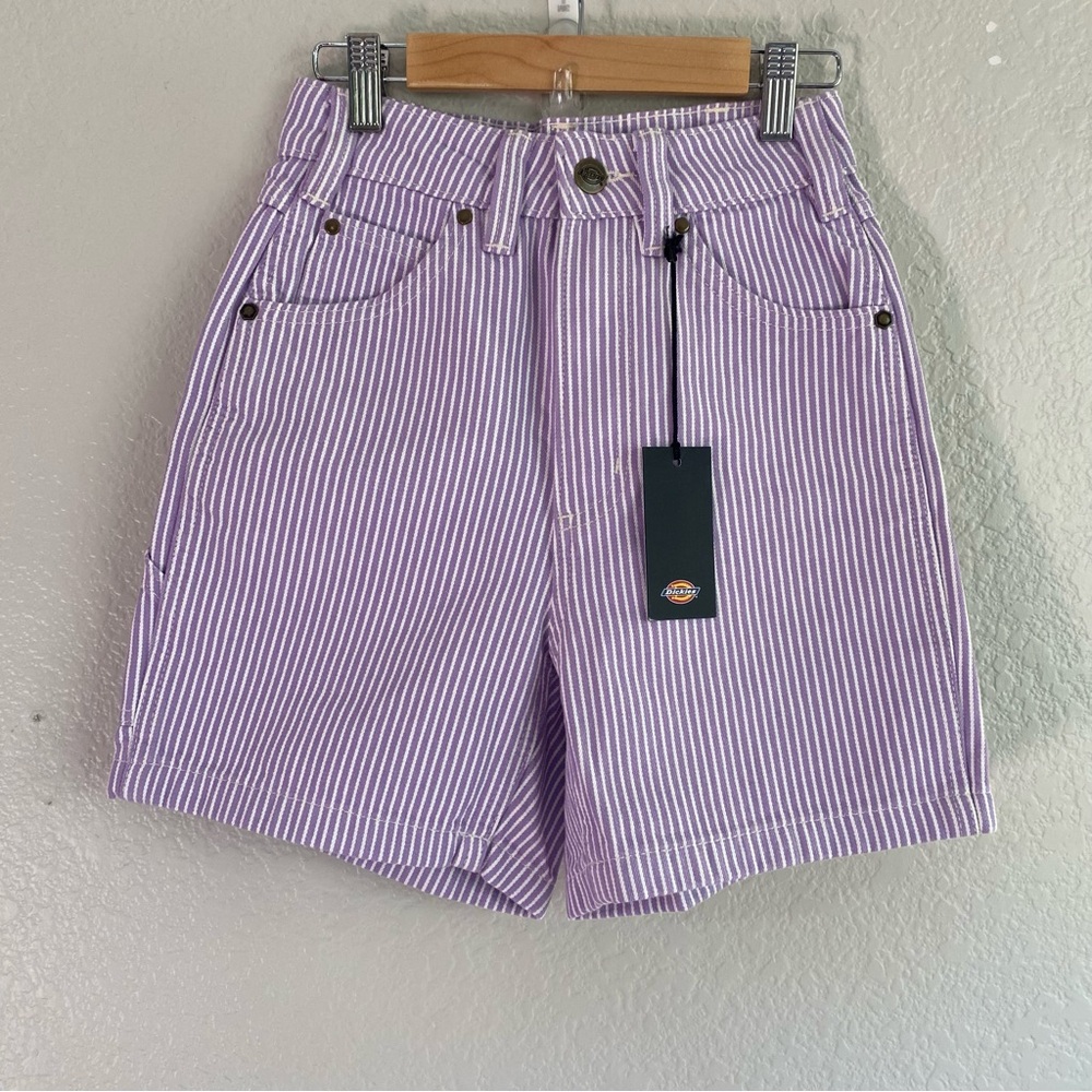 Dickies hickory shorts - purple rose